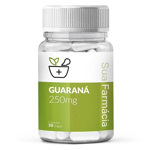 Guaraná 250mg 30 Cápsulas