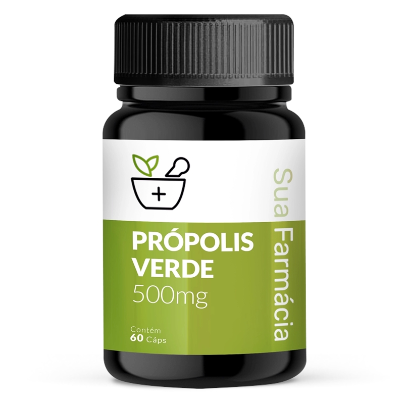 Própolis Verde 500mg 60 Cápsulas